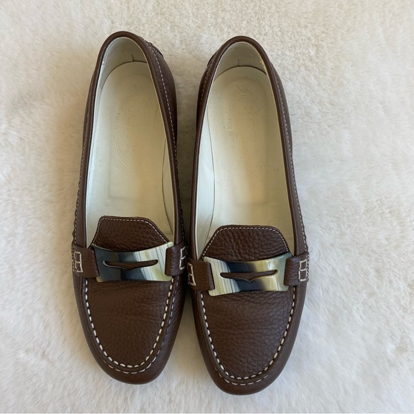 TOD’S Brown Leather LoaferSz 5